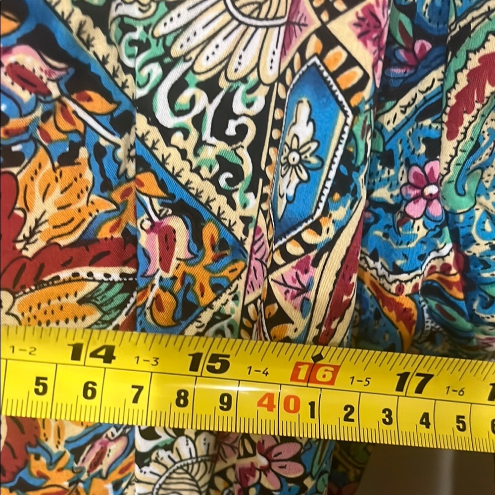 SHEIN Paisley Long Sleeve V-Neck Dress - Picture 8 of 9